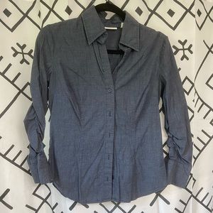 Button up denim